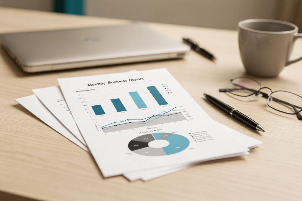 Monatliche Transparenz mit dem ErfolgsReport – [Nicht auf der Website erkennbar]